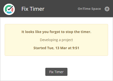 Fix Timer