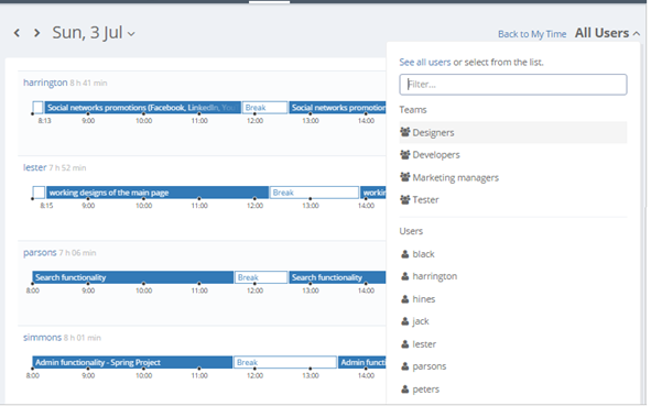 Creative agency time tracking 2