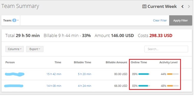 Agency time tracking 2