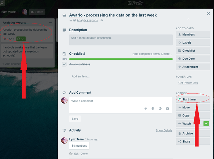 Trello time tracking