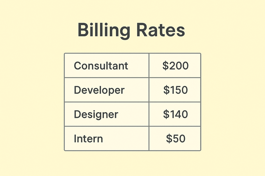 Billing Rates
