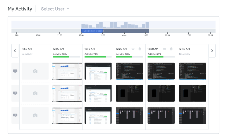 Capture time and expenses in real-time