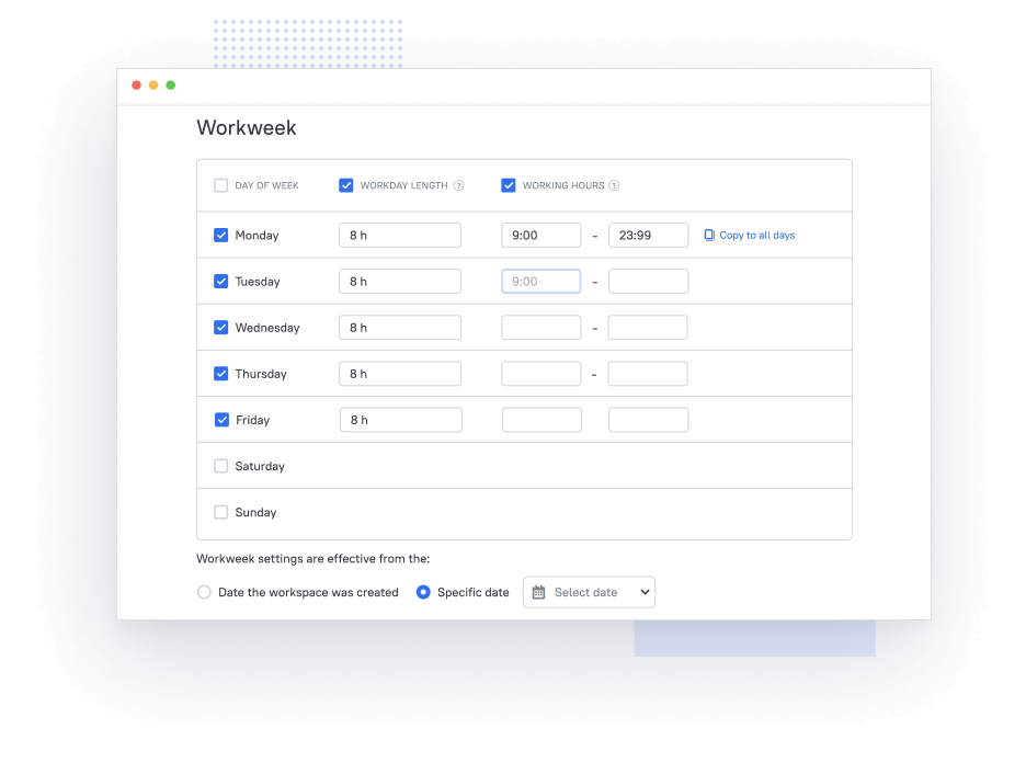 Setting Personalized Work Schedules for Employees